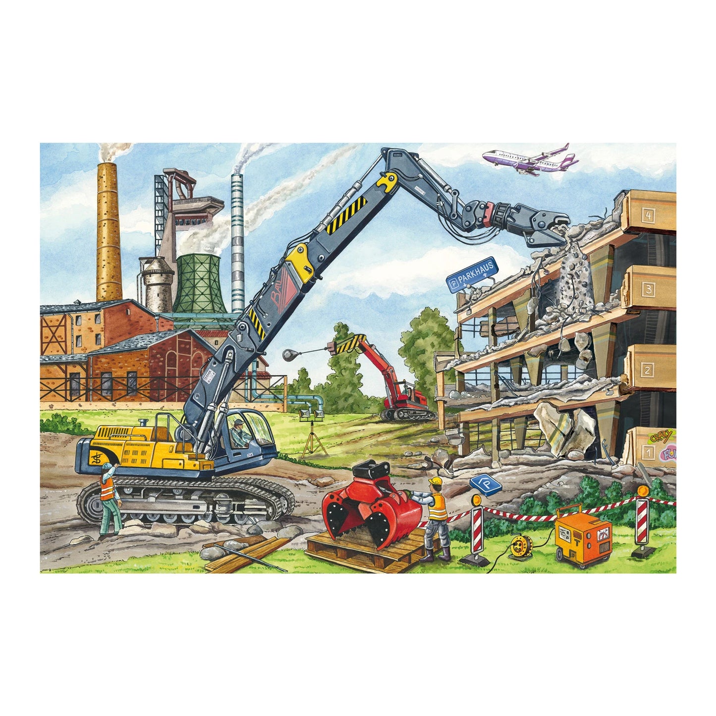 MES VÉHICULES DE CONSTRUCTION PRÉFÉRÉS 3X48 PIÈCES