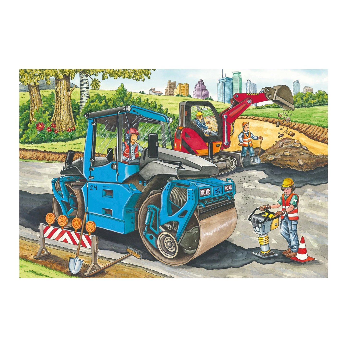 MES VÉHICULES DE CONSTRUCTION PRÉFÉRÉS 3X48 PIÈCES