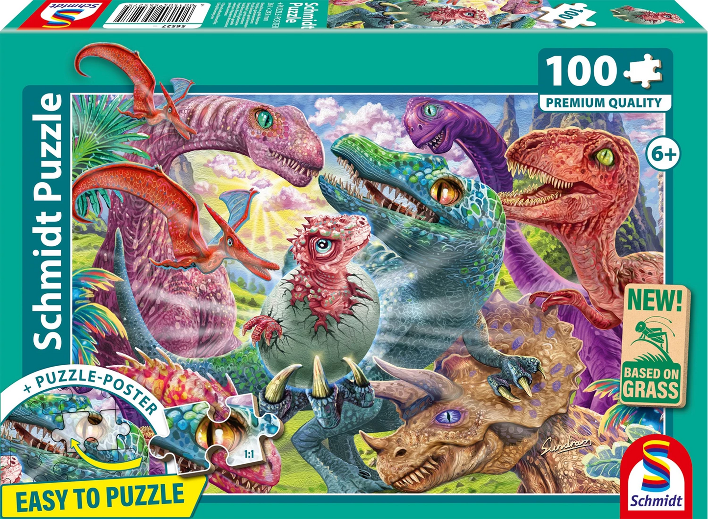 PETITS DINOSAURES, GRANDES AVENTURES 100 PIÈCES