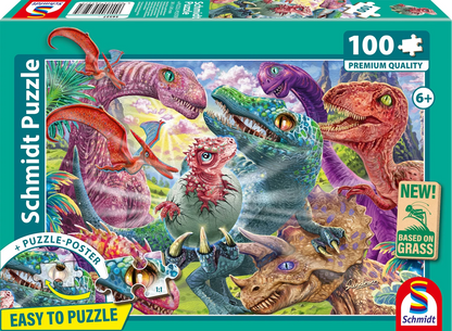 PETITS DINOSAURES, GRANDES AVENTURES 100 PIÈCES