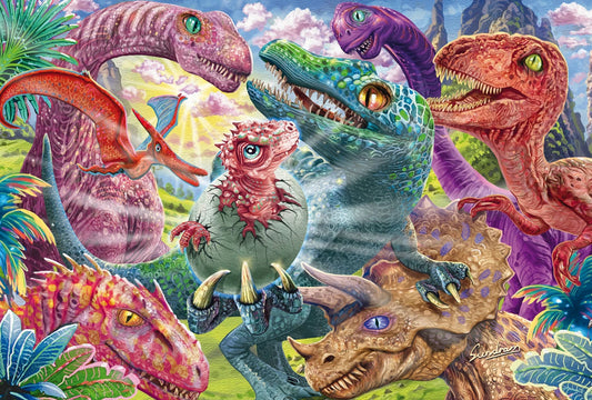 PICCOLI DINOSAURI, GRANDI AVVENTURE 100 PEZZI