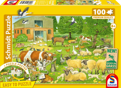 ANIMAUX DE LA FERME BÉBÉS 100 PIÈCES