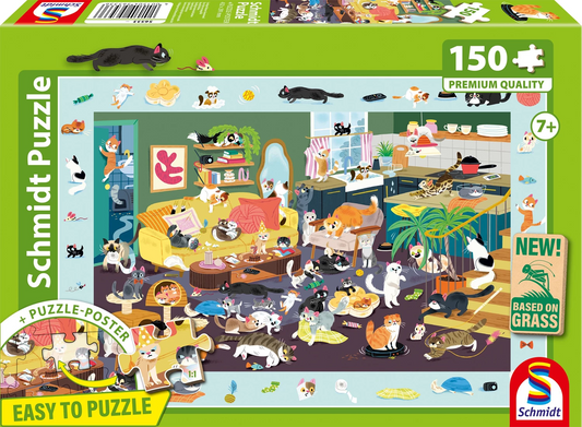 DIVERTENTE GIOCO DI GATTI 150 PEZZI