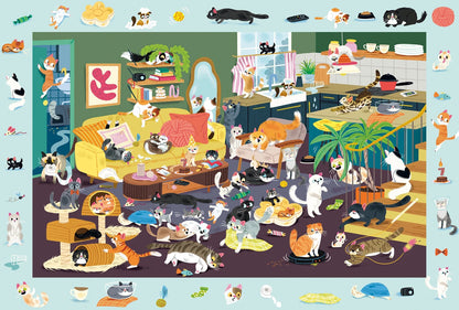 JEU AMUSANT DE CHATS 150 PIÈCES