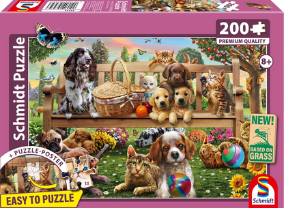 PIQUE-NIQUE DE JARDIN POUR CHIEN ET CHAT, 200 PIÈCES