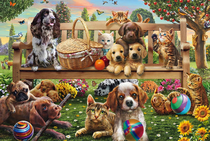 PIQUE-NIQUE DE JARDIN POUR CHIEN ET CHAT, 200 PIÈCES