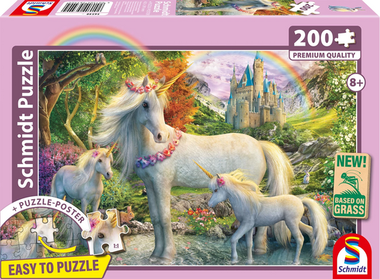 CAVALLA UNICORNO CON DUE PULEDRI, 200 PEZZI