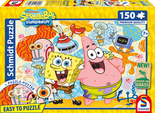 SPONGEBOB, SPONGEBOB E I SUOI AMICI 150 PEZZI
