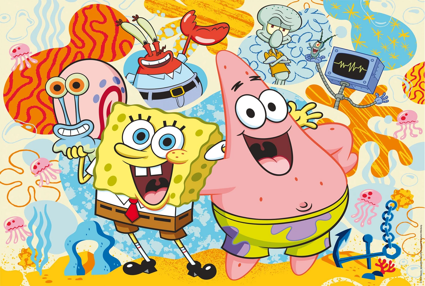 SPONGEBOB, BOB L'ÉPONGE ET SES AMIS 150 PIÈCES