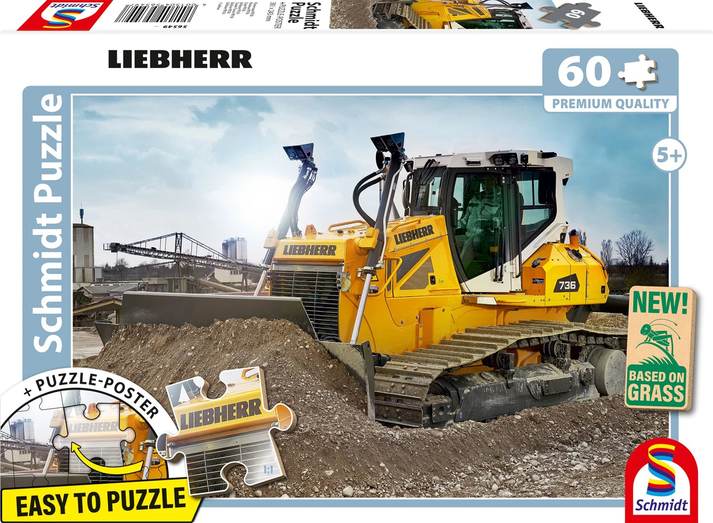 LIEBHERR, BULLDOZER PR736, 60 PIÈCES