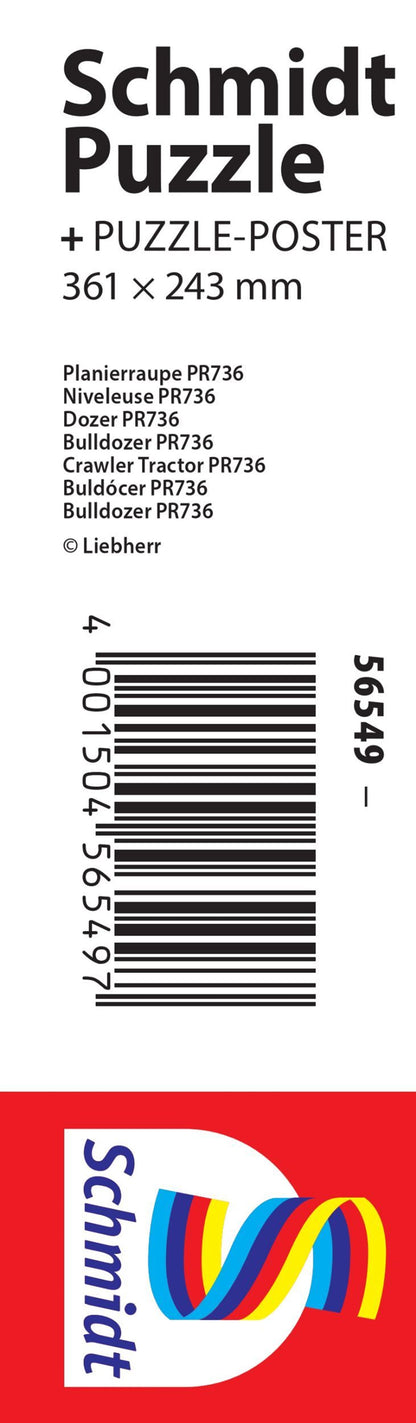 LIEBHERR, BULLDOZER PR736, 60 PIÈCES
