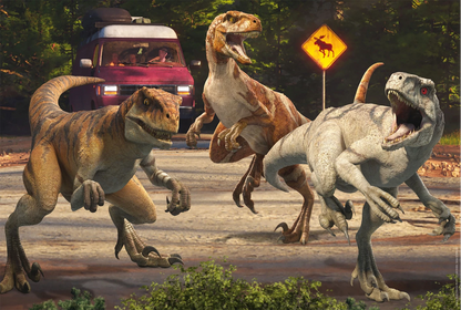 JURASSIC WORLD: L'ATTACCO DEI VELOCIRAPTOR (150 PEZZI)
