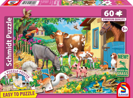ANIMALI DA FATTORIA 60 PEZZI
