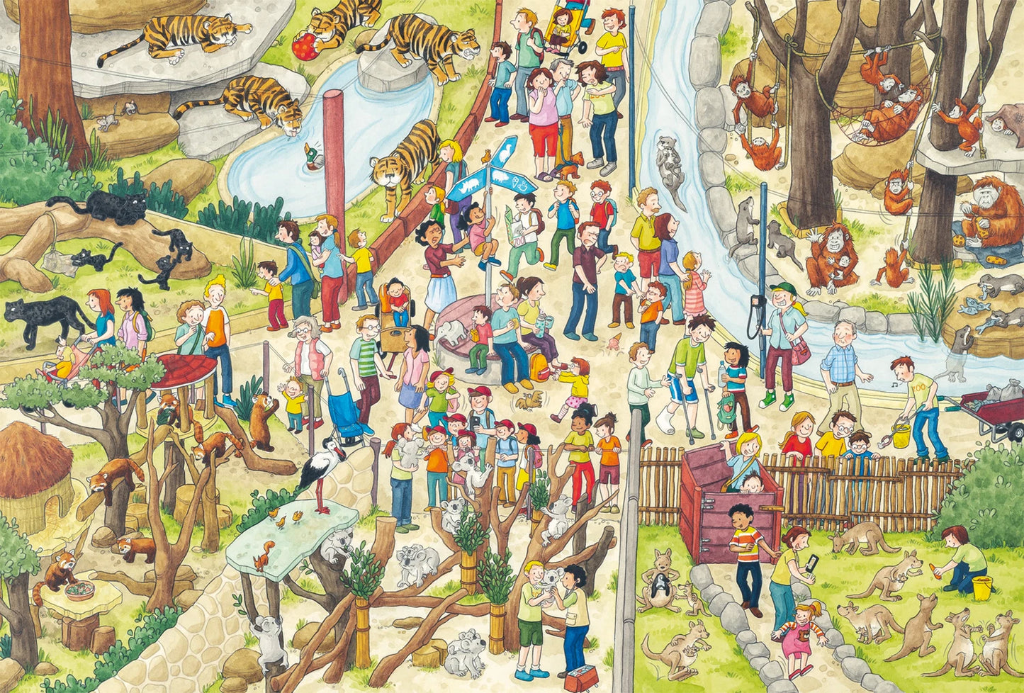 AMUSANT AU ZOO 3X48 PIÈCES