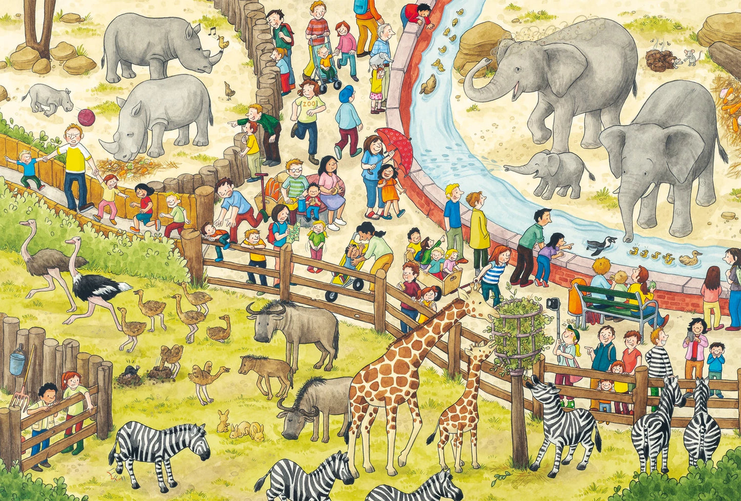 AMUSANT AU ZOO 3X48 PIÈCES