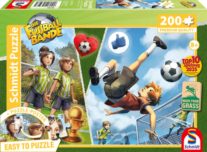 CALCIO IN ROVESCIATA DI LEON 200 PEZZI