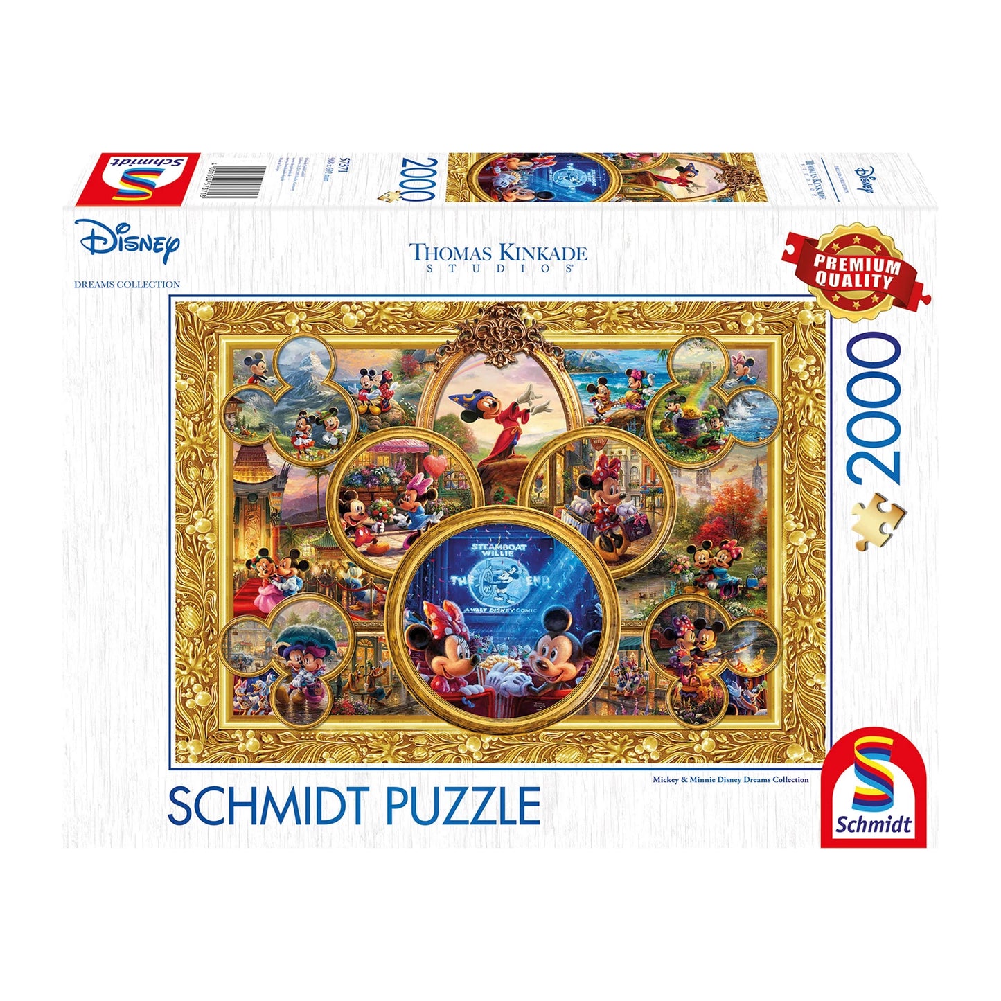 DISNEY MICKEY & MINNIE DREAM COLLAGE II 2000 PEZZI