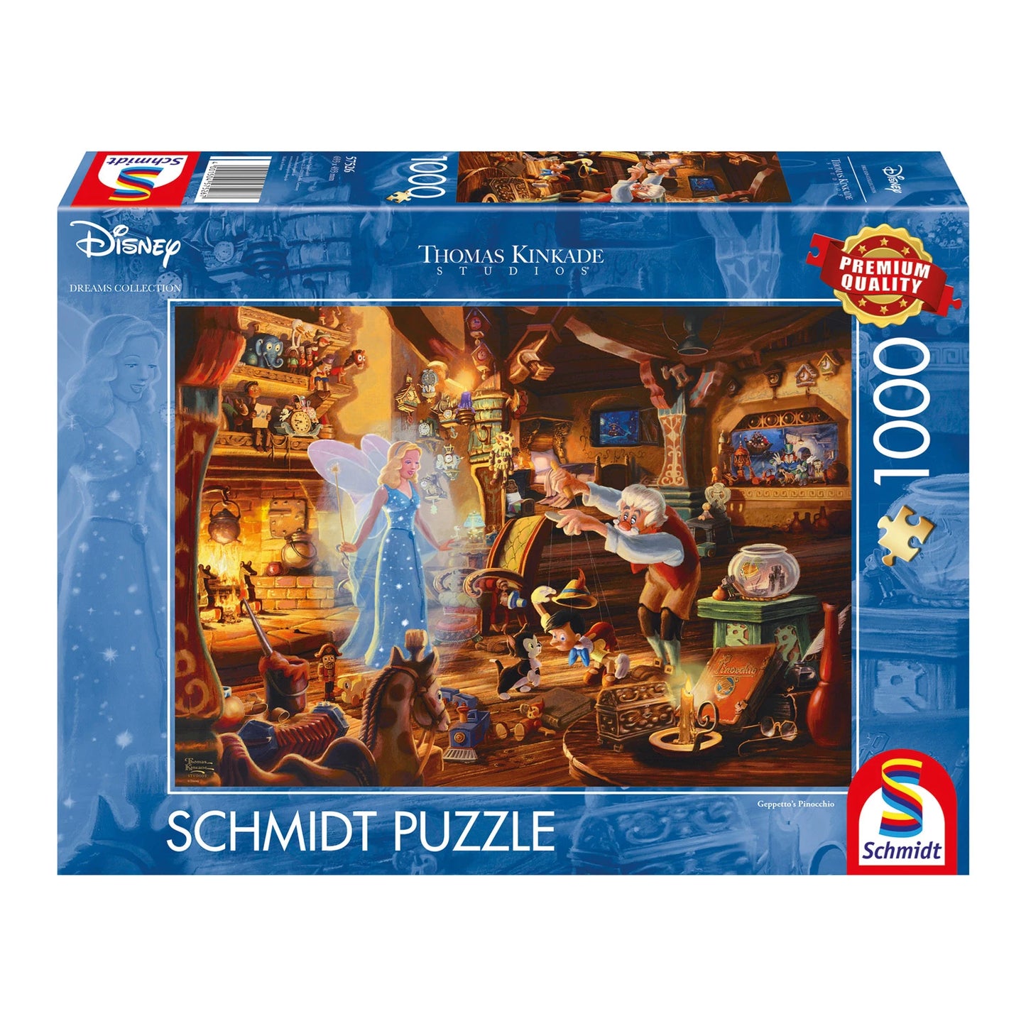 PINOCCHIO DISNEY GEPPETTO 1000 PIÈCES
