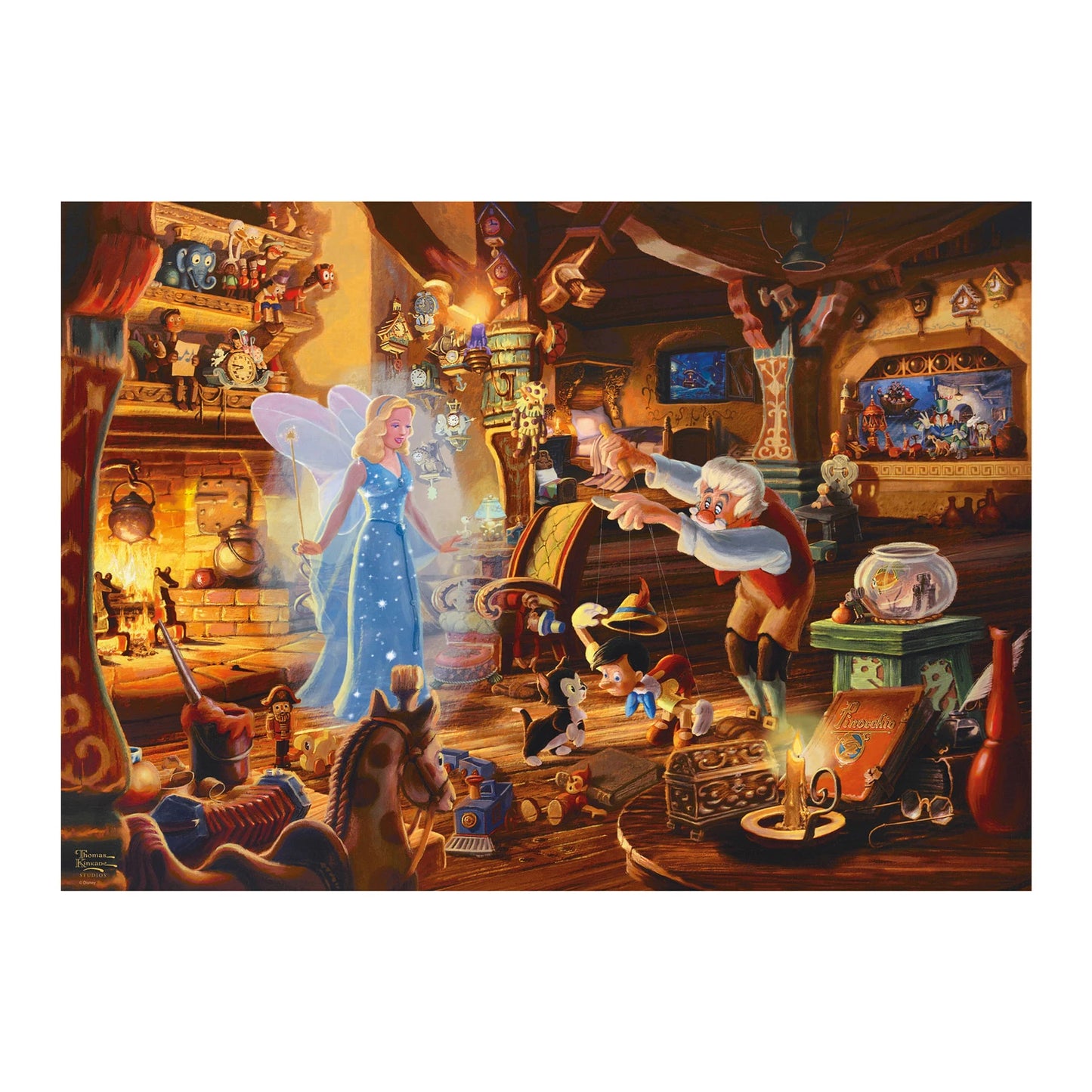 PINOCCHIO DISNEY GEPPETTO 1000 PIÈCES