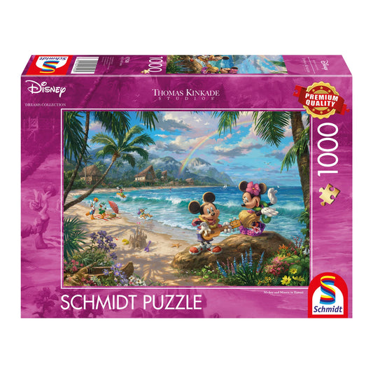 DISNEY TOPOLINO E MINNIE ALLE HAWAII 1000 PEZZI