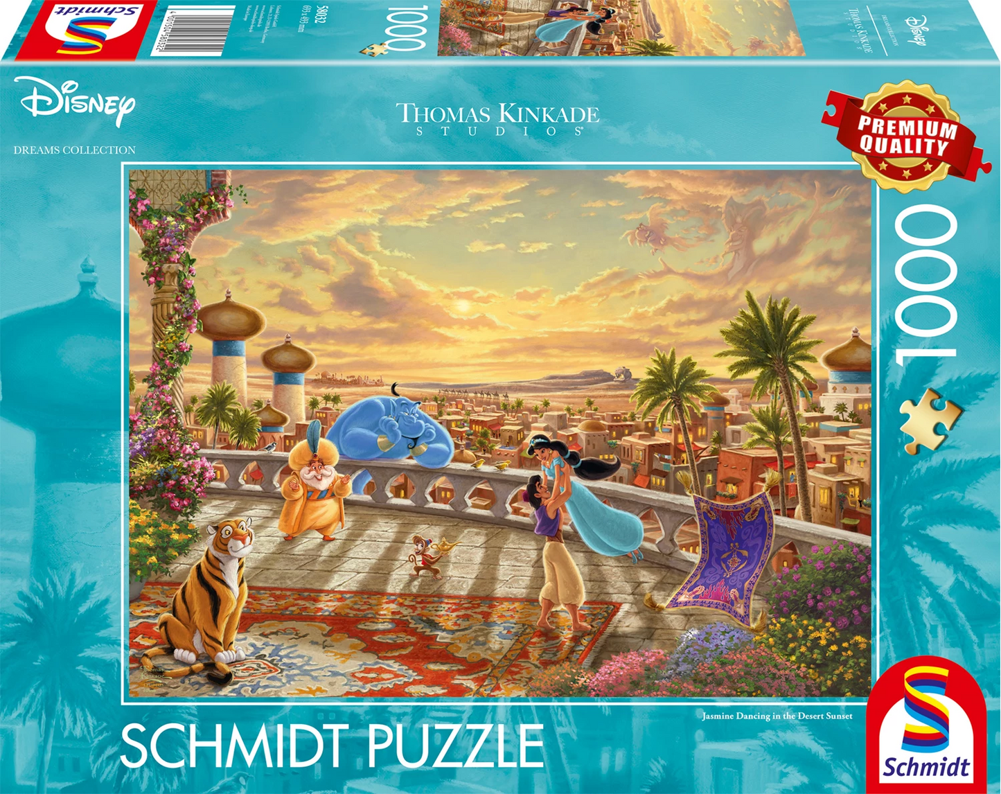 DISNEY JASMINE TANZT IN DER SONNE DER WÜSTE 1000 TEILE