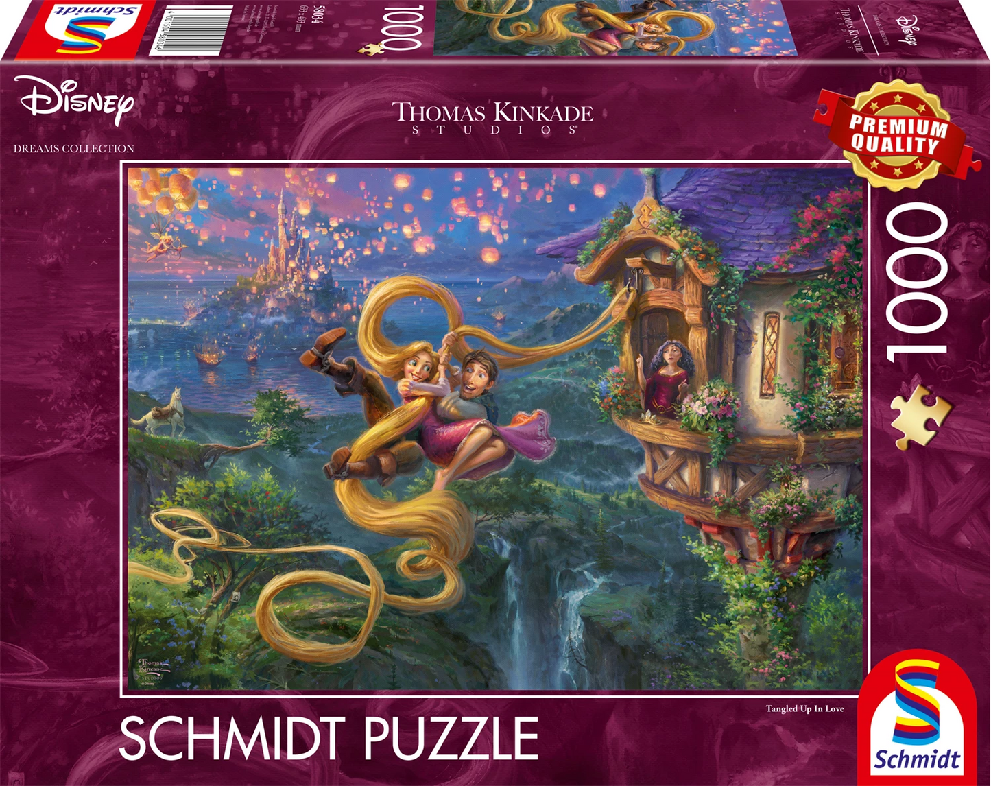 DISNEY RAPUNZEL TANGLED UP IN LOVE 1000 PEZZI