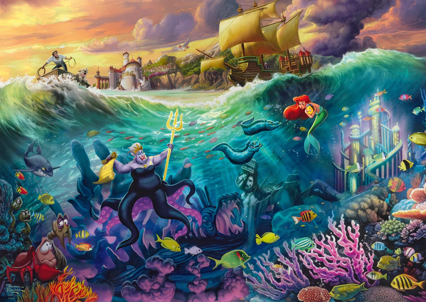DISNEY DIE KLEINE MEERJUNGFRAU URSULA 1000 TEILE