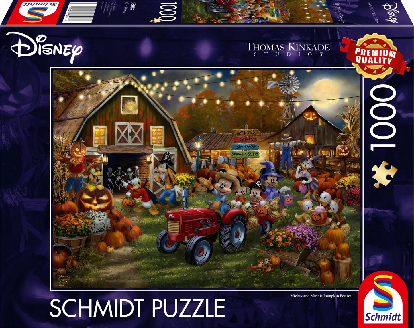 DISNEY MICKEY & MINNIE PUMPKIN FESTIVAL 1000 PEZZI