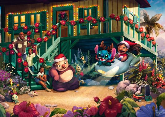 DISNEY LILO E STITCH ALOHA NATALE 1000 PEZZI