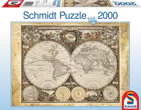 MAPPA STORICA DEL MONDO 2000 PEZZI
