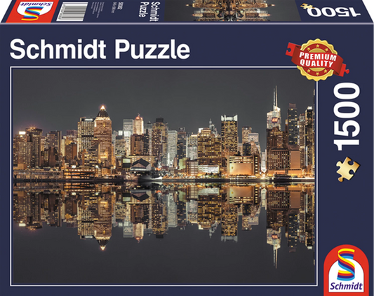 SKYLINE DI NEW YORK DI NOTTE 1500 PEZZI
