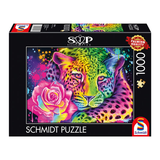 NEON RAINBOW LEOPARD 1000 PEZZI