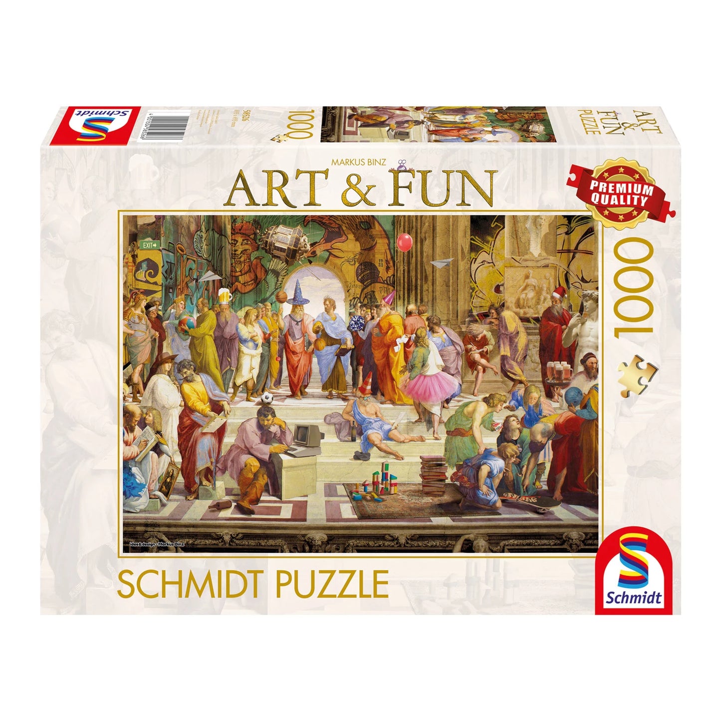 LA SCUOLA DI ATENE 1000 PEZZI