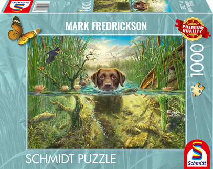 LABRADOR MARRONE NELL'ACQUA FRESCA 1000 PEZZI