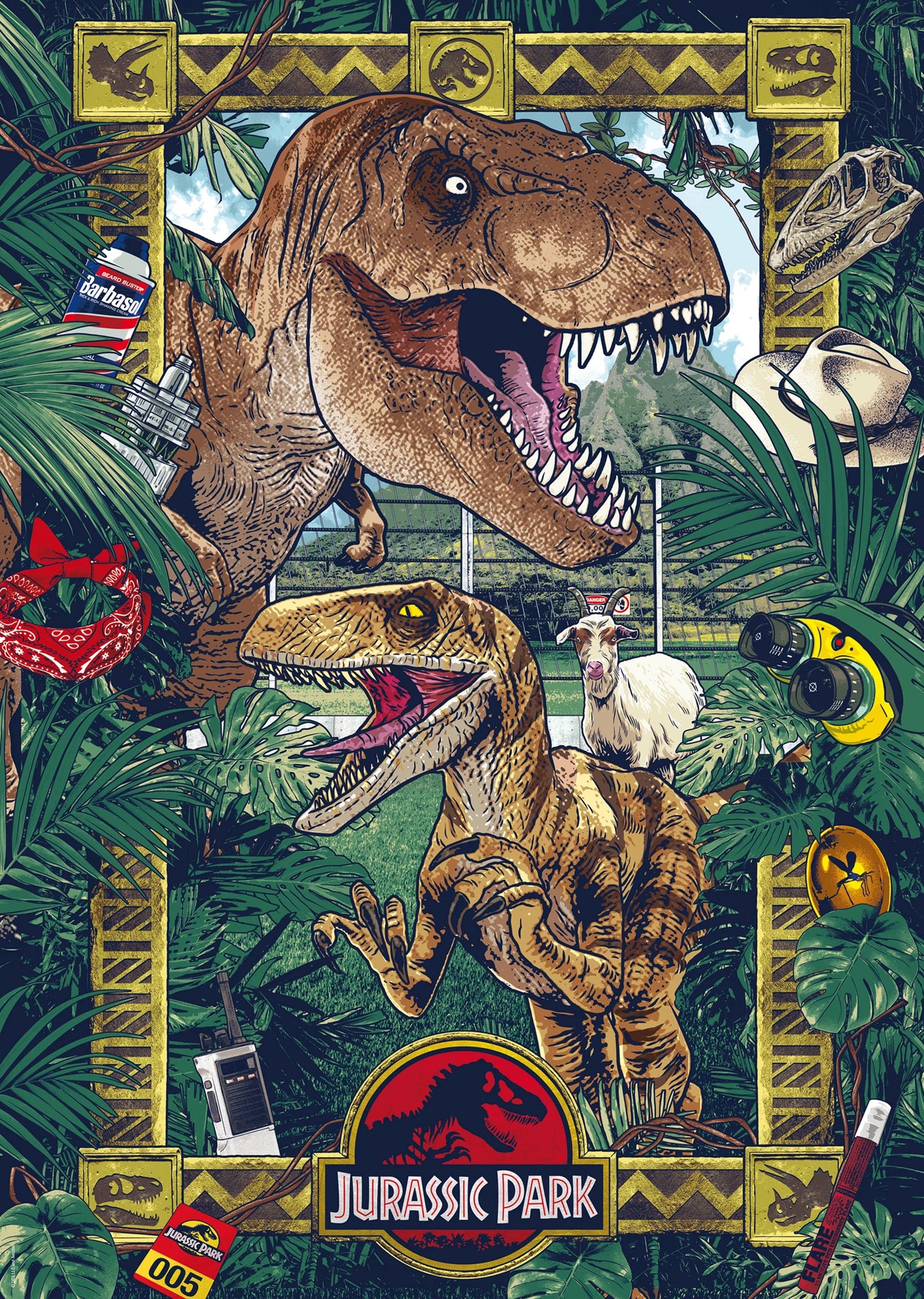 JURASSIC PARK: ZEITALTER DER DINOSAURIER 1000 TEILE