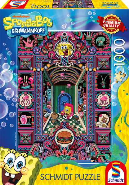 SPONGEBOB, IL MONDO PAZZO DI SPONGEBOB 1000 PEZZI