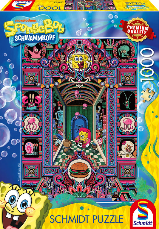 SPONGEBOB, IL MONDO PAZZO DI SPONGEBOB 1000 PEZZI