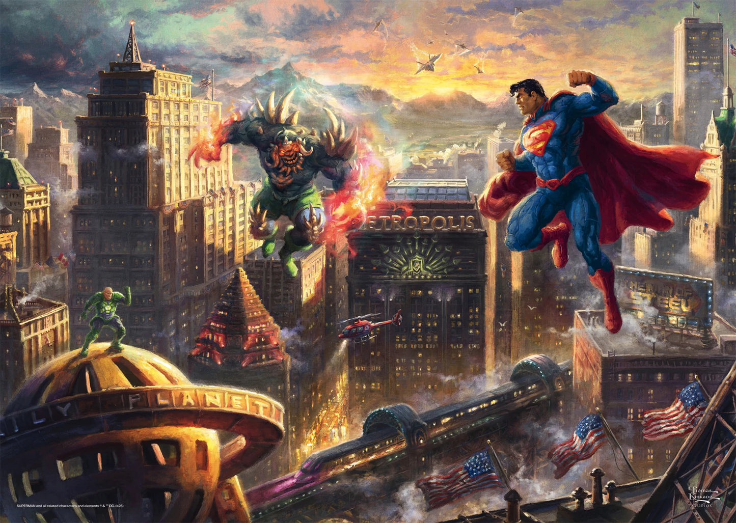 SUPERMAN MAN OF STEEL 1000 PEZZI