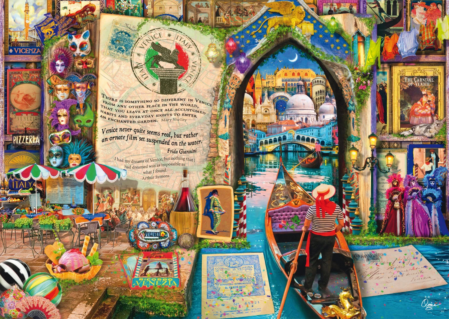 SOUVENIR, SOUVENIRS DE VENISE 1000 PIÈCES