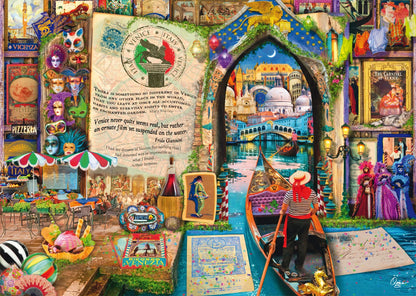 SOUVENIR, SOUVENIRS DE VENISE 1000 PIÈCES