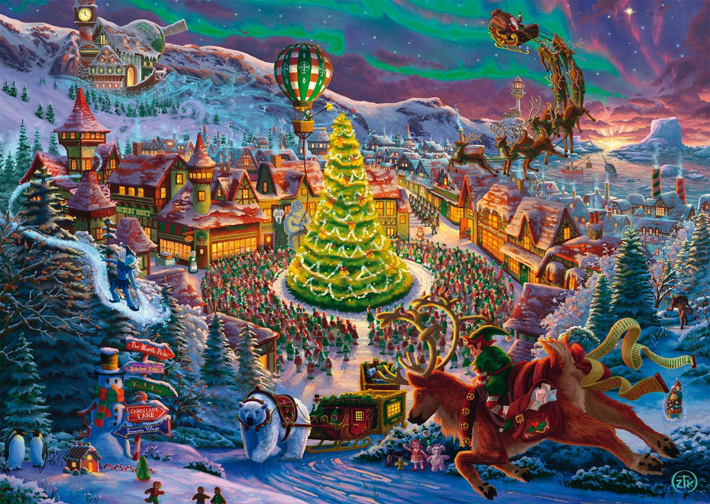 PÔLE NORD DU PÈRE NOËL 1000 PIÈCES