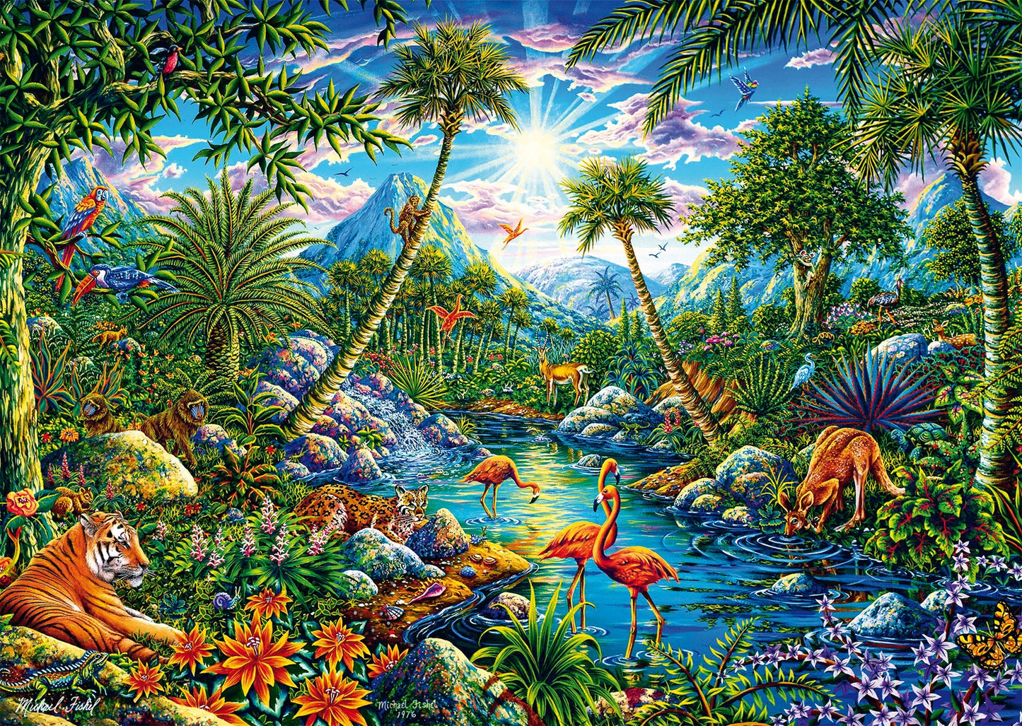 ÎLE PARADISIAQUE 1000 PIÈCES