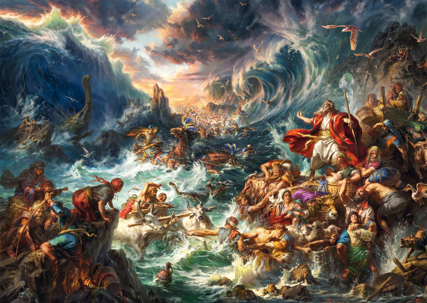 LA VIA ATTRAVERSO IL MARE 1000 PEZZI