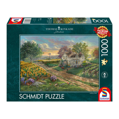 SONNENBLUMENFELDER 1000 TEILE