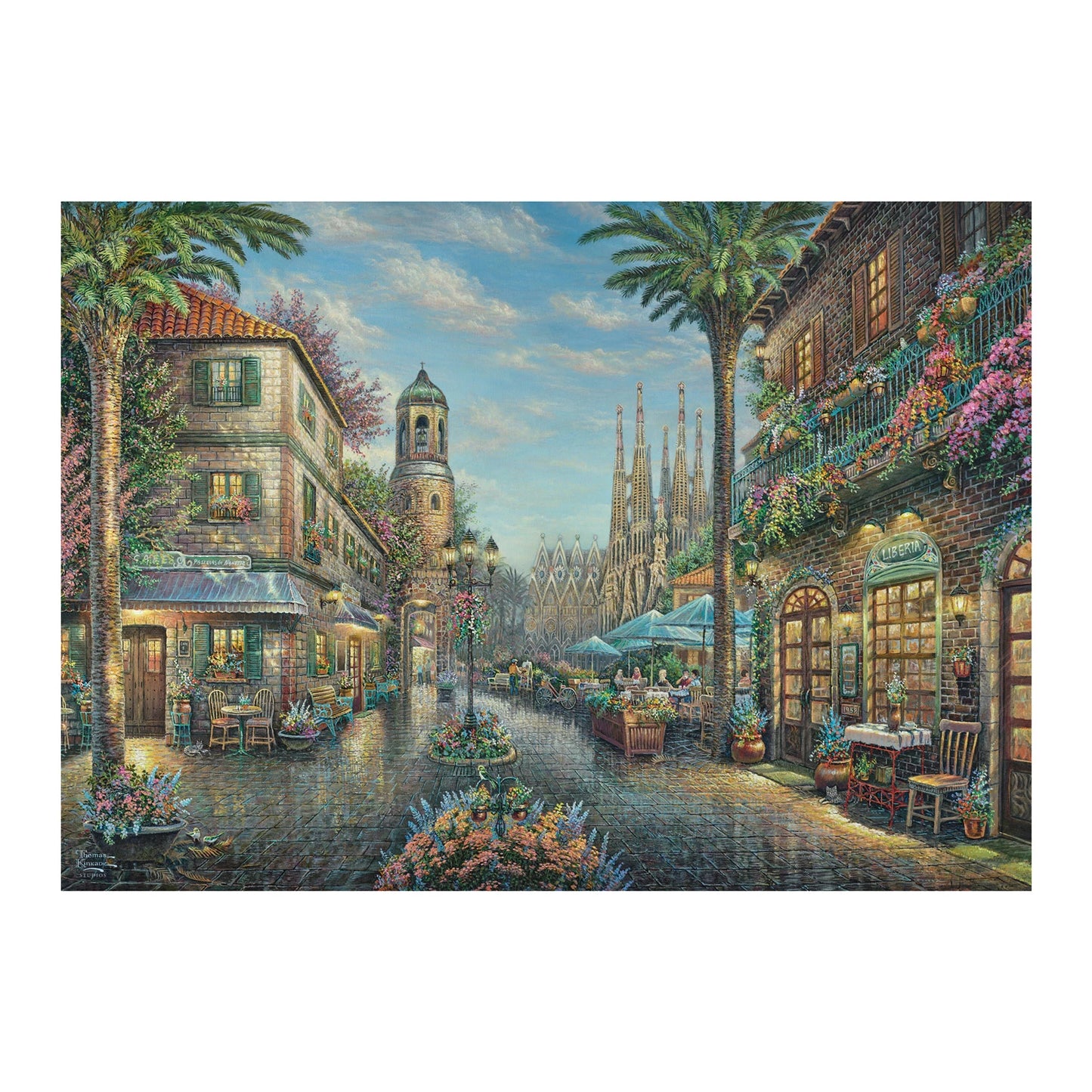 SPANISCHES STRASSENCafé 1000 TEILE