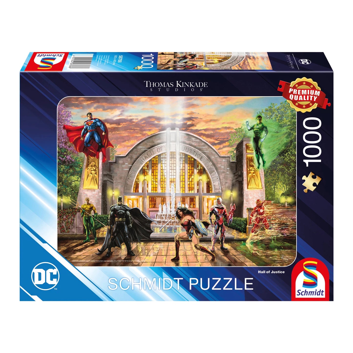 DC HALL OF JUSTICE 1000 PEZZI