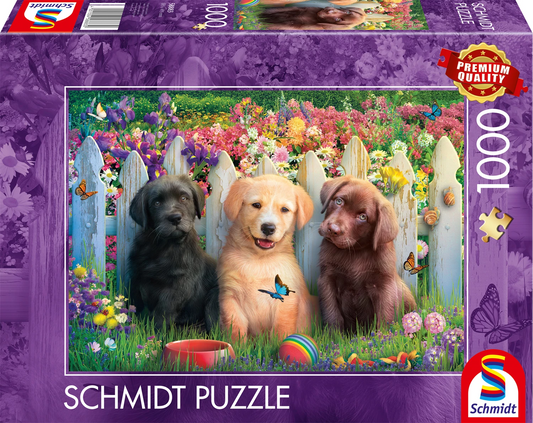 SCENA DI CUCCIOLO CARINO, 1000 PEZZI