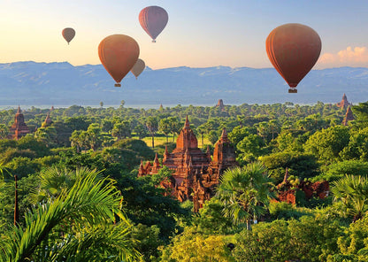 MONGOLFIÈRES MANDALAY MYANMAR 1000 PIÈCES