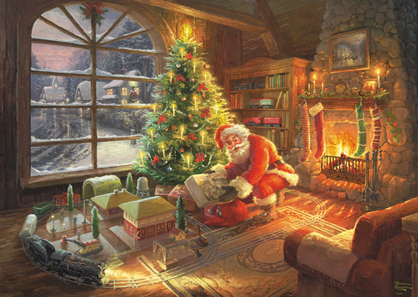 LE PÈRE NOËL EST LÀ ! 1000 PIÈCES
