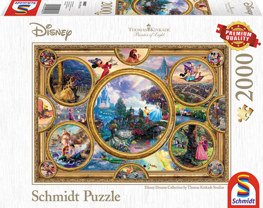 COLLEZIONE DISNEY DREAMS 2000 PEZZI